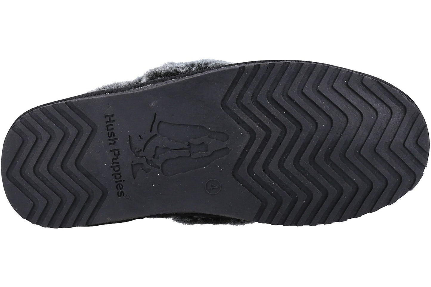 Hush Puppies Ariel Black Womens Slippers