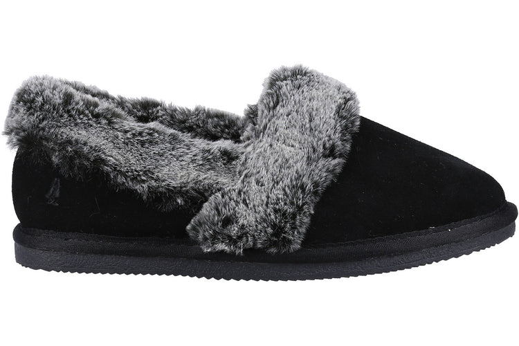 Hush Puppies Ariel Black Womens Slippers