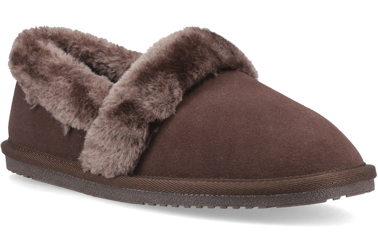 Hush Puppies Ariel Chocolate Womens Slippers