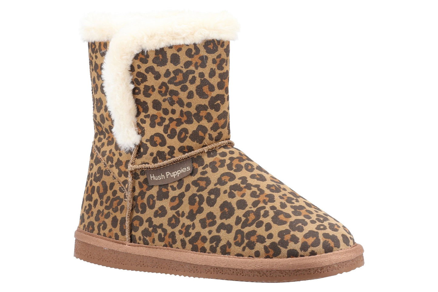Hush Puppies Ashleigh Leopard Womens Slippers