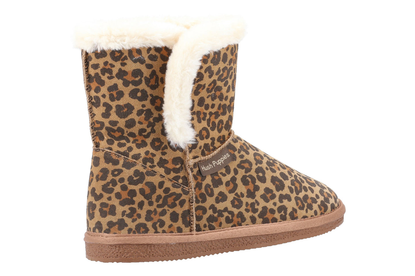 Hush Puppies Ashleigh Leopard Womens Slippers