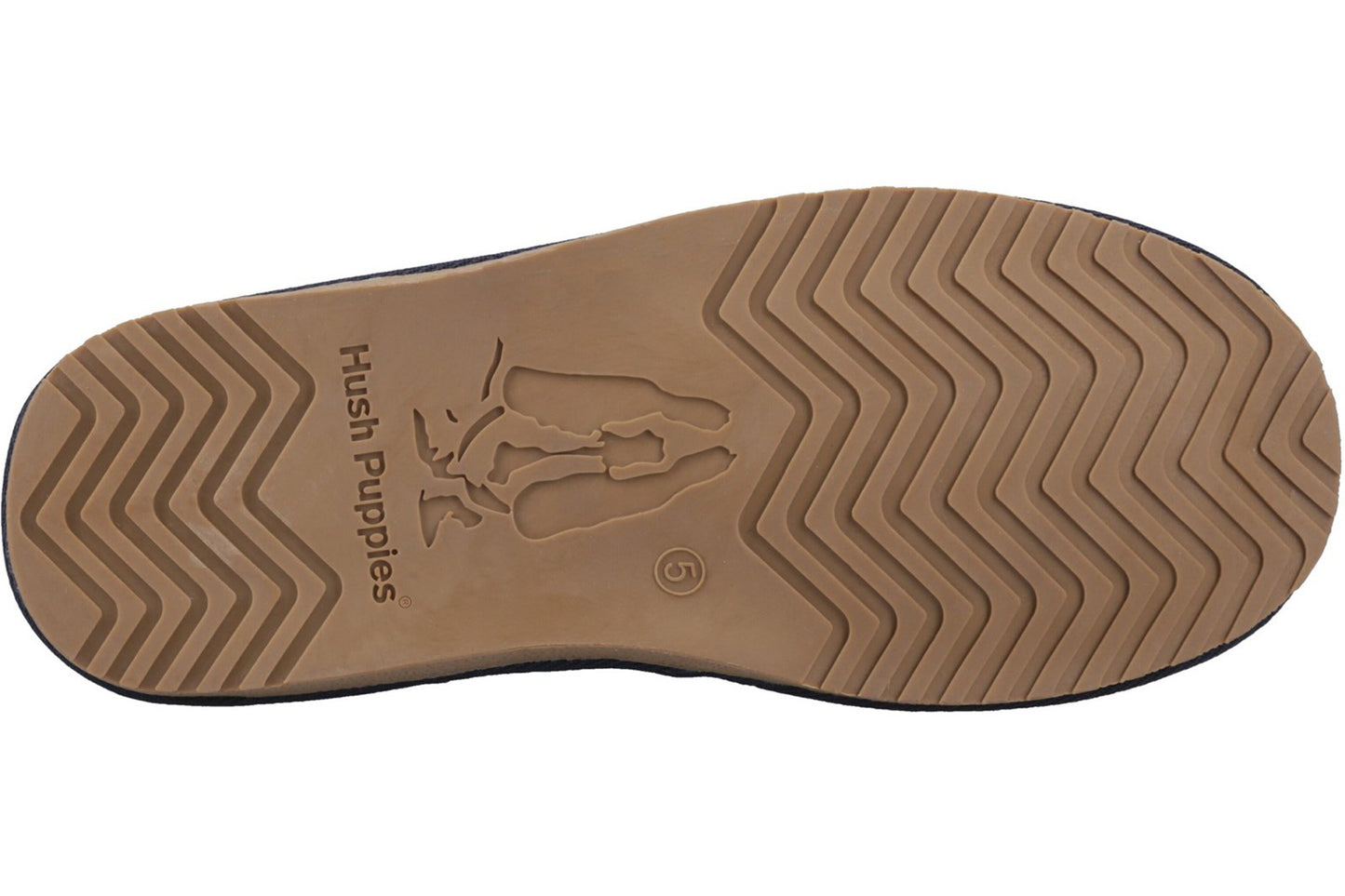 Hush Puppies Ashleigh Navy Womens Slippers