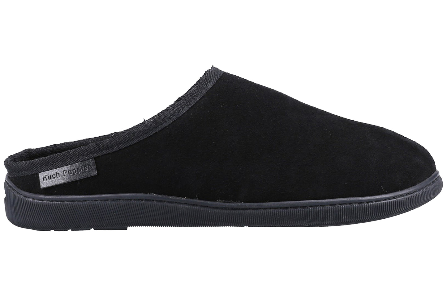 Hush Puppies Ashton Black Mens Slippers