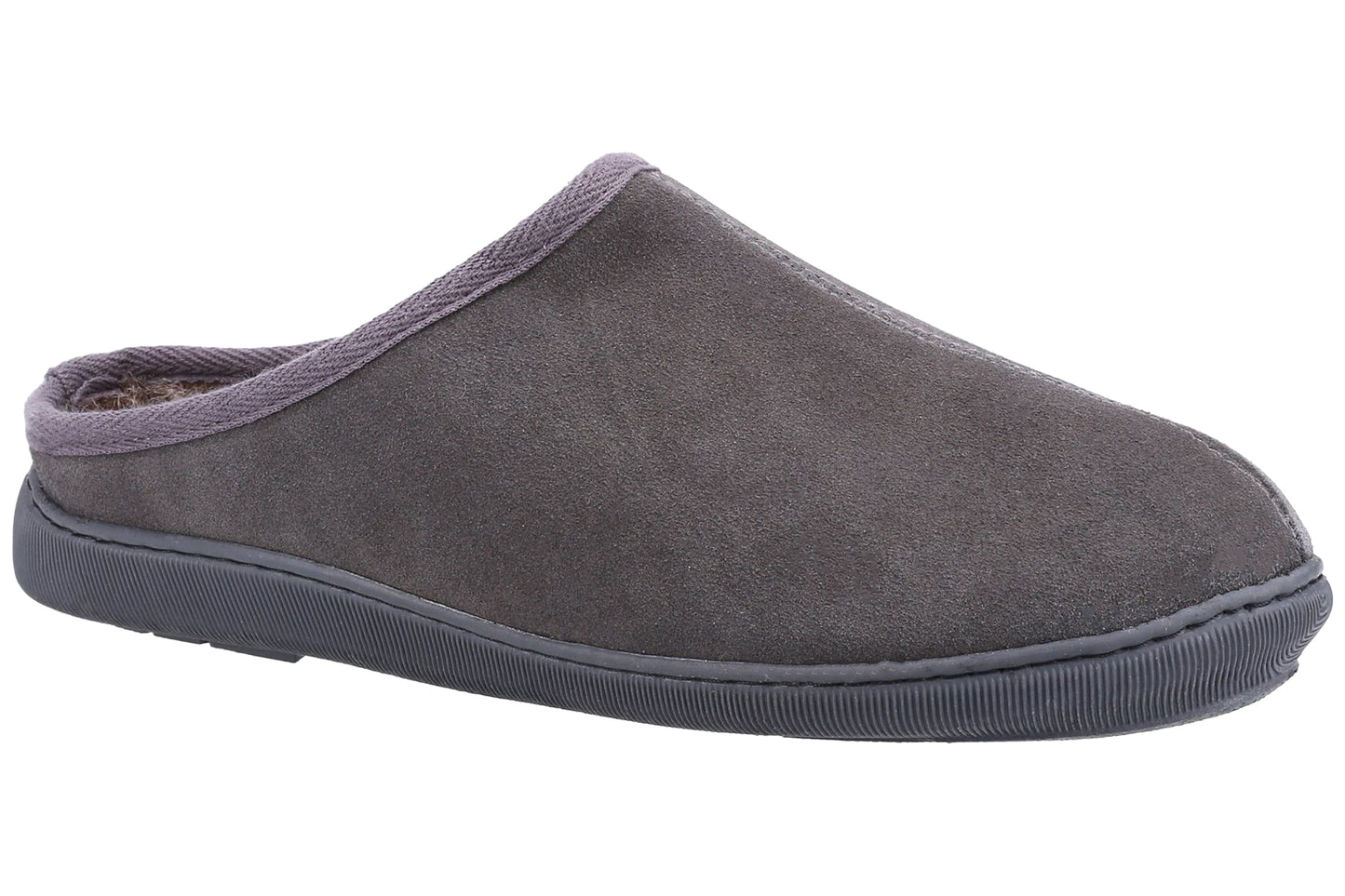 Hush Puppies Ashton Grey Mens Slippers