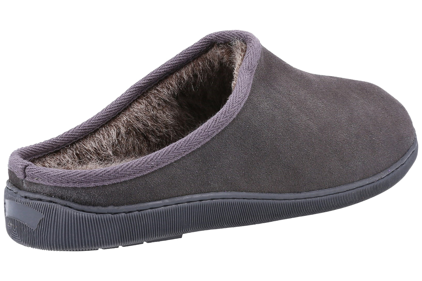 Hush Puppies Ashton Grey Mens Slippers