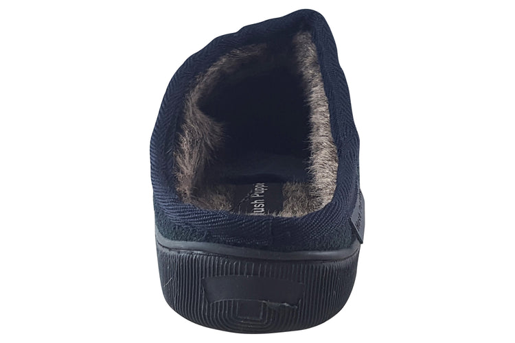 Hush Puppies Ashton Navy Mens Slippers