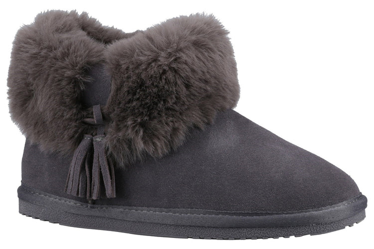 Hush Puppies Ayana Grey Womens Slippers