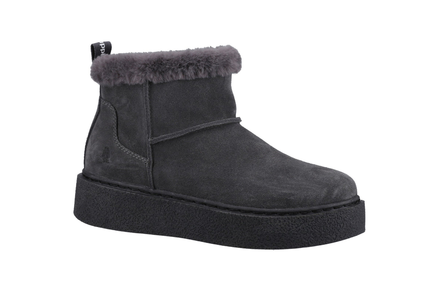 Hush Puppies Becca Ankle Boots Charcoal Womens Boots