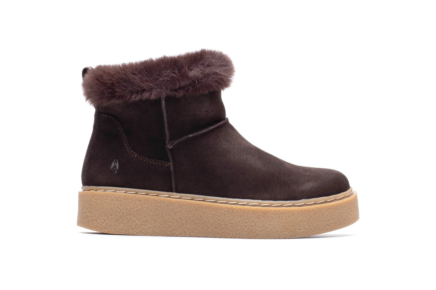 Hush Puppies Becca Ankle Boots Chocolate Womens Boots