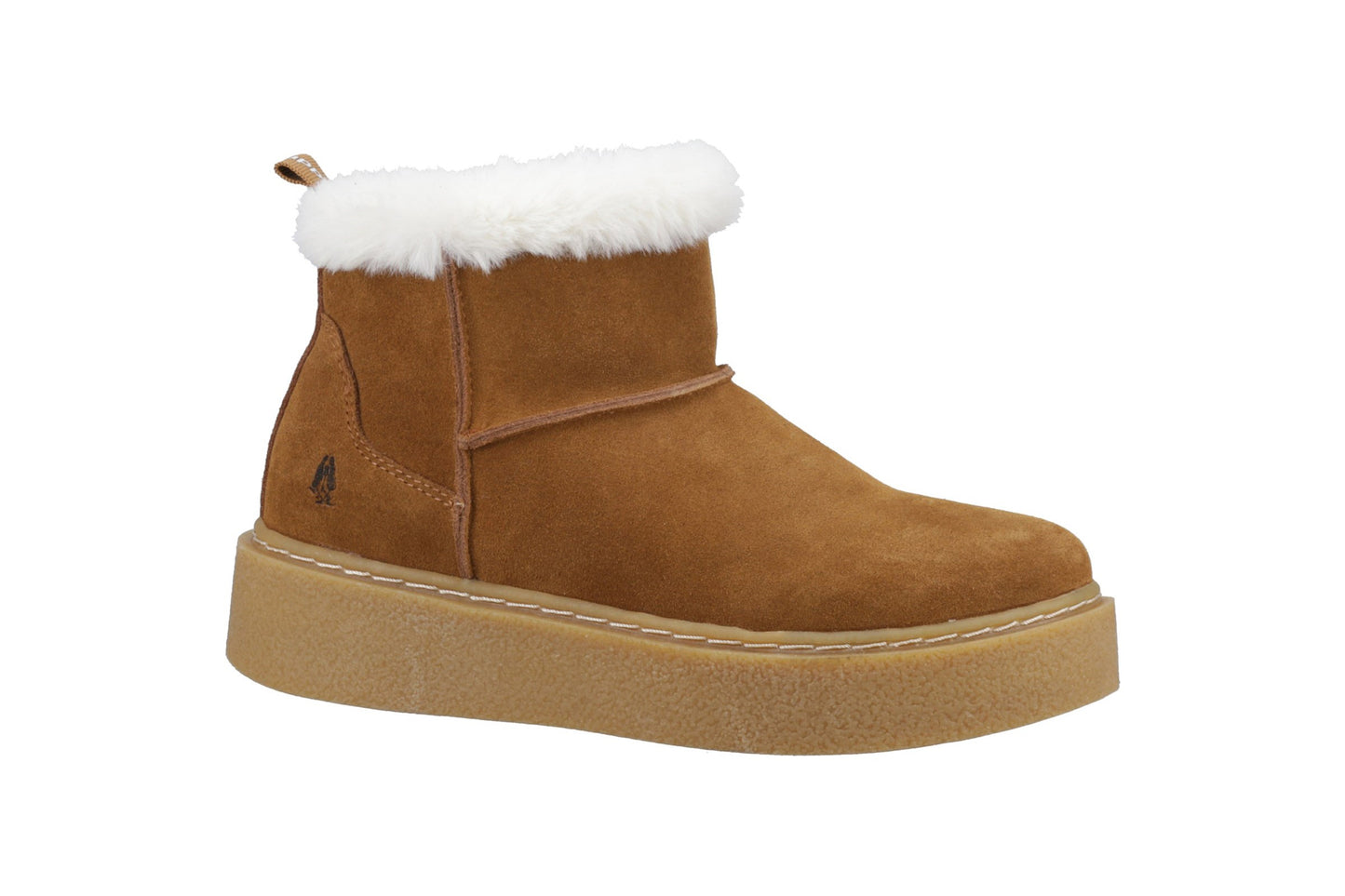 Hush Puppies Becca Ankle Boots Tan Womens Boots