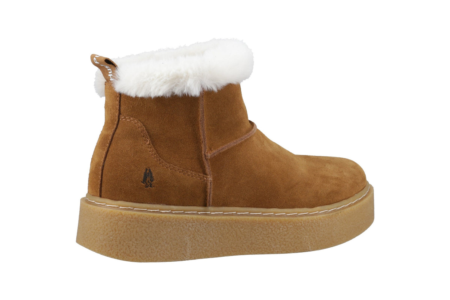 Hush Puppies Becca Ankle Boots Tan Womens Boots