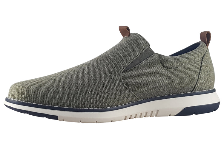 Hush Puppies Benny Slip On Khaki Mens Shoes