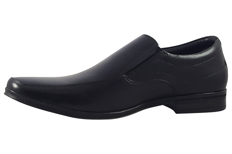Hush Puppies Billy Slip On Black Mens Shoes