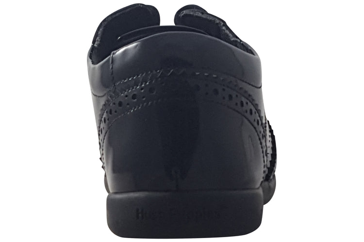 Hush Puppies Bridget Patent Black Patent Girls School Shoes