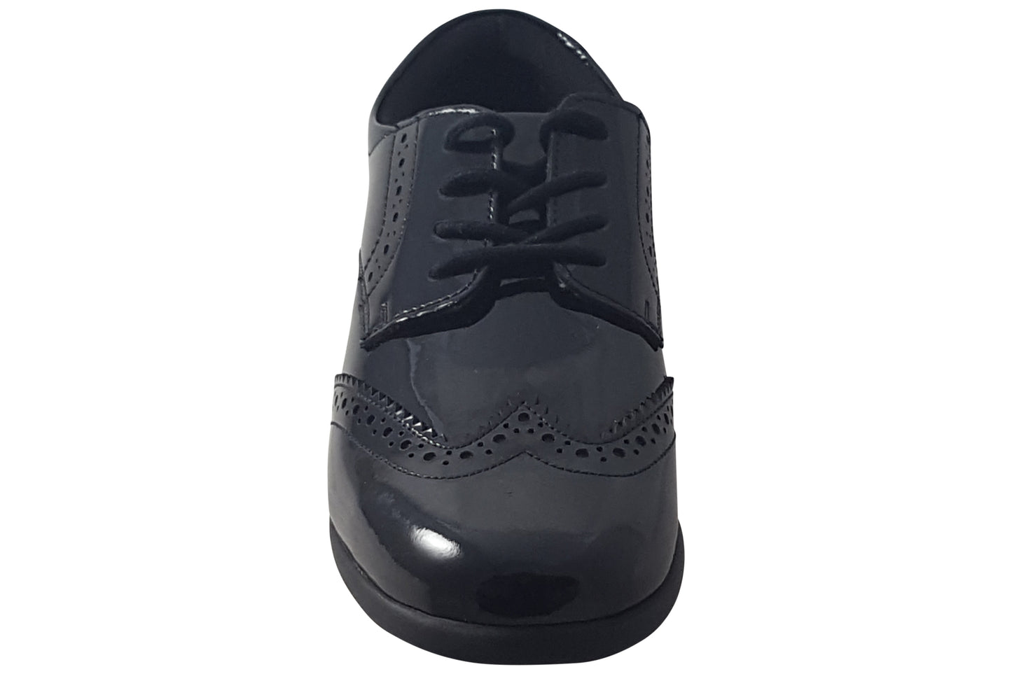 Hush Puppies Bridget Patent Black Patent Girls School Shoes