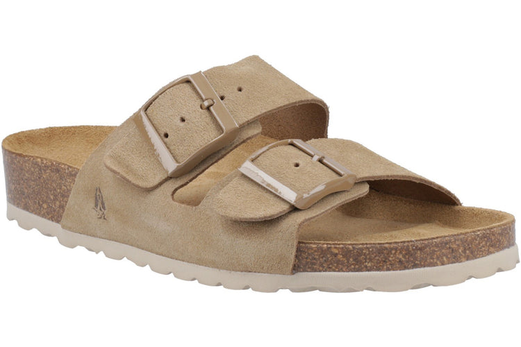 Hush Puppies Brixley Mule Sandal Taupe Womens Sandals
