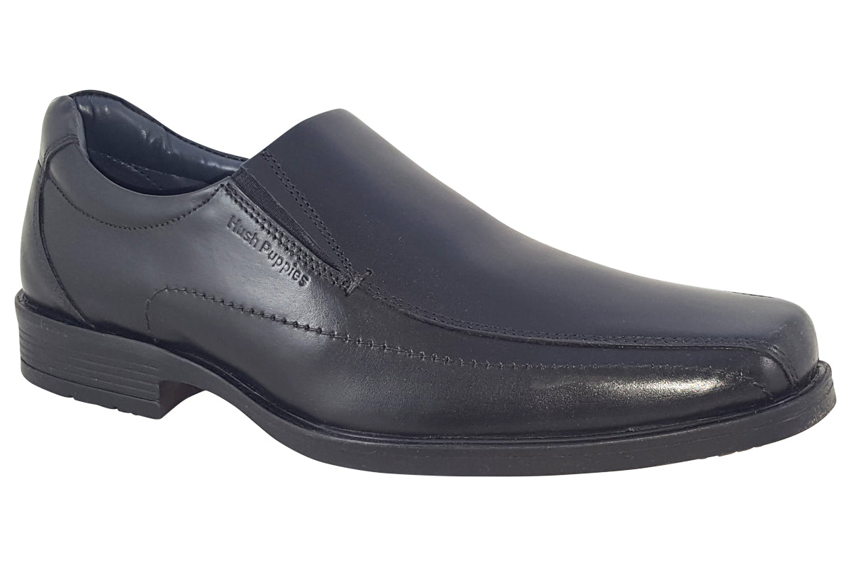hush puppies brody black mens shoes right