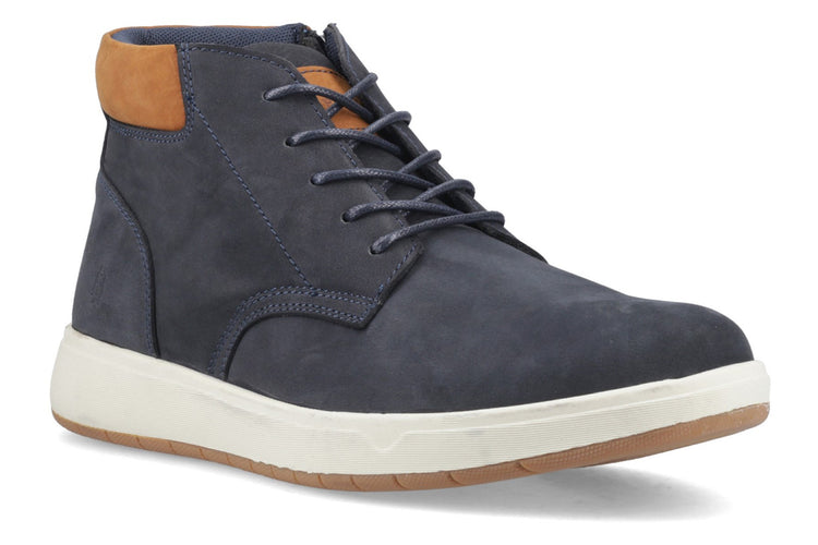 Hush Puppies Bronko Chukka Navy Mens Boots