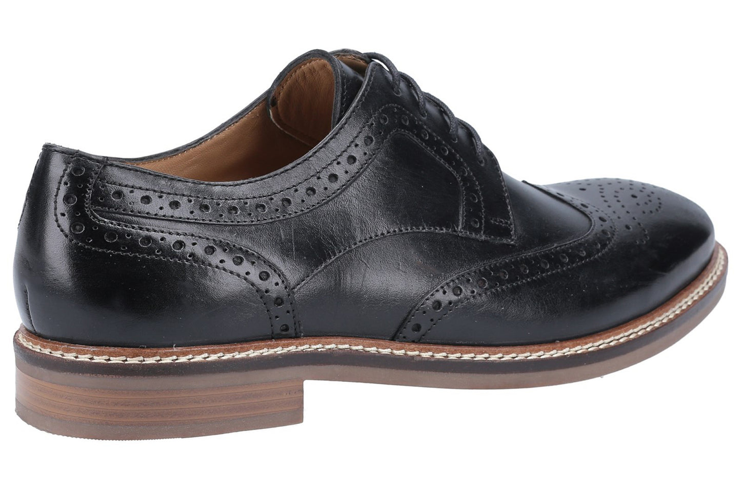 Hush Puppies Bryson Black Mens Shoes