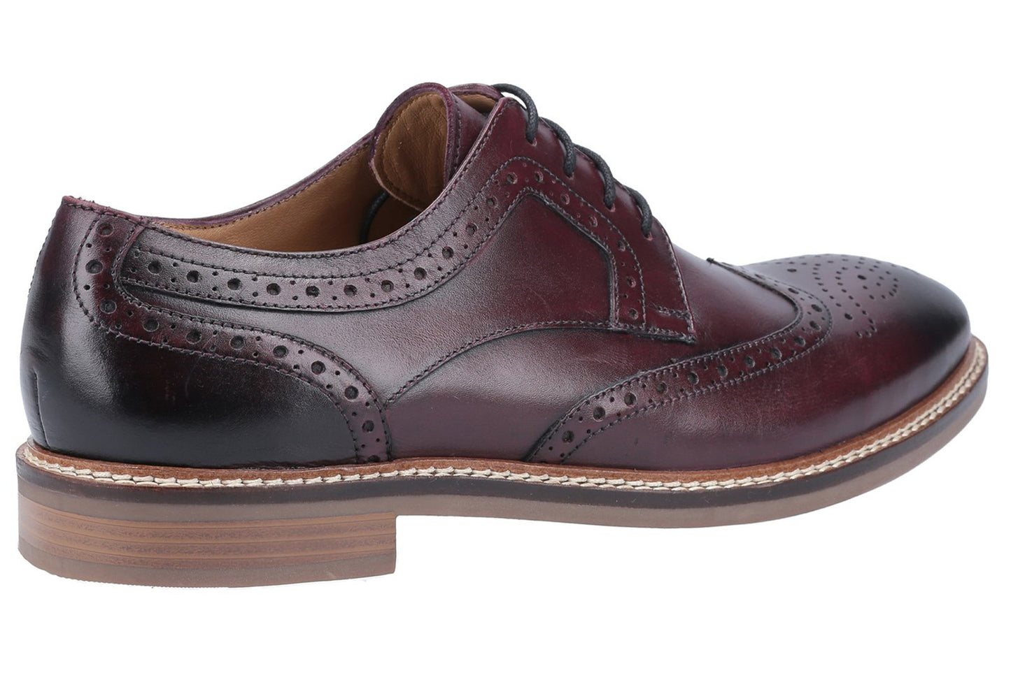 Hush Puppies Bryson Bordo Mens Shoes