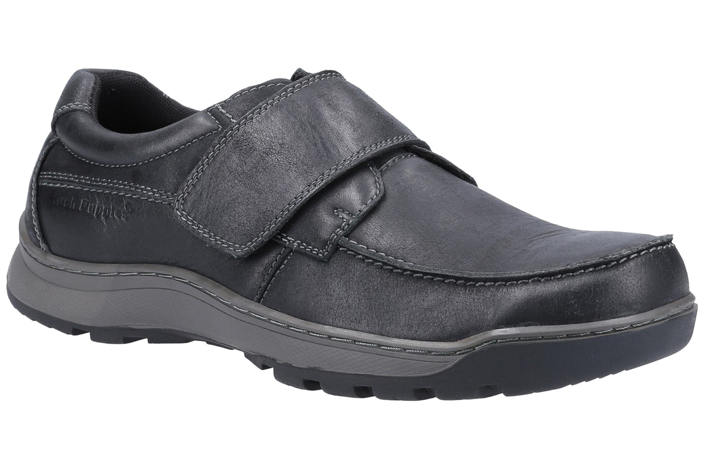 Hush Puppies Casper Black Mens Shoes