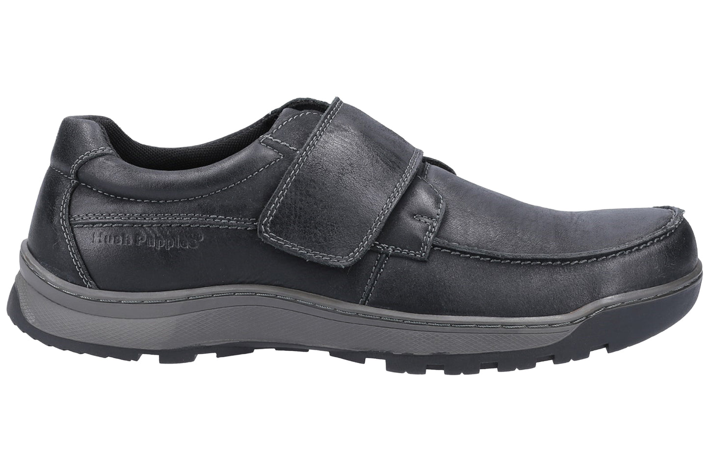 Hush Puppies Casper Black Mens Shoes