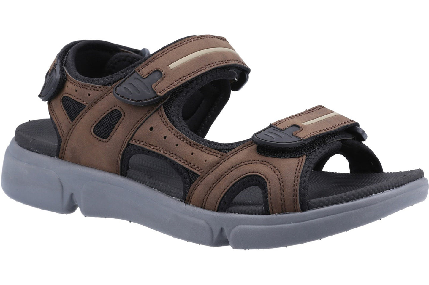 Hush Puppies Castro Brown Mens Sandals