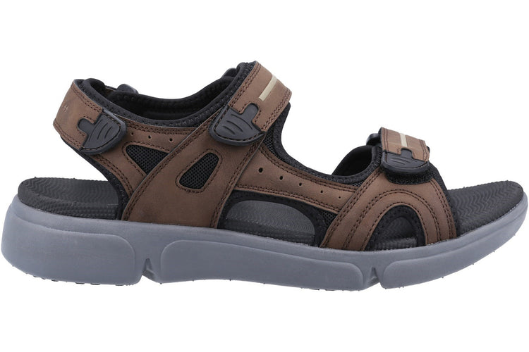 Hush Puppies Castro Brown Mens Sandals