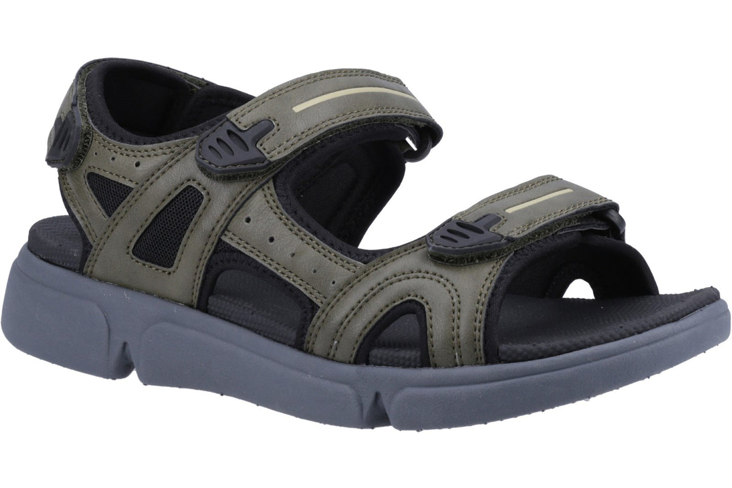 Hush Puppies Castro Khaki Mens Sandals
