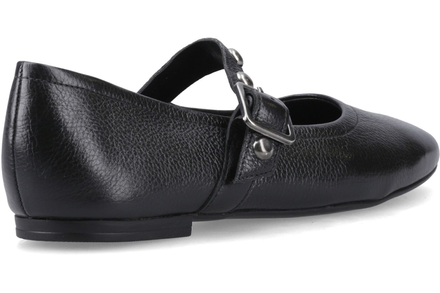 Hush Puppies Charlene Stud Ballerina Black Womens Shoes