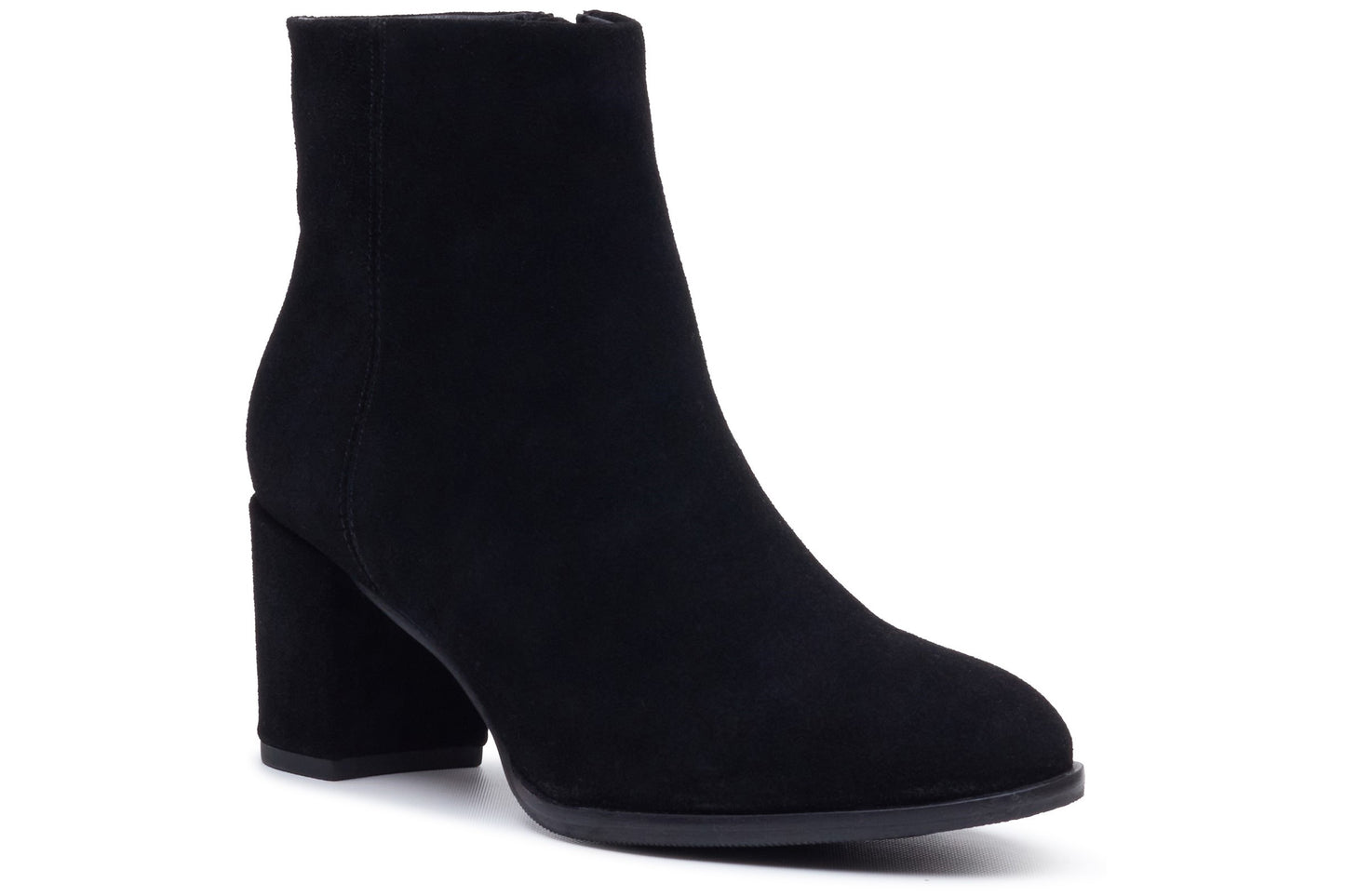 Hush Puppies Claridy Suede Boot Black Womens Boots