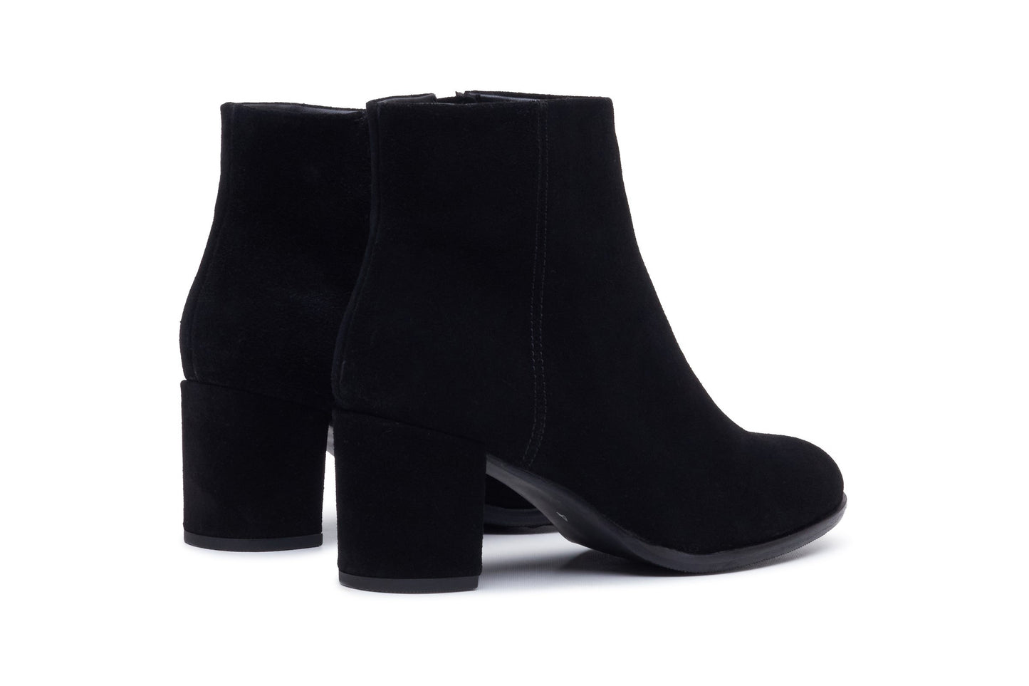 Hush Puppies Claridy Suede Boot Black Womens Boots