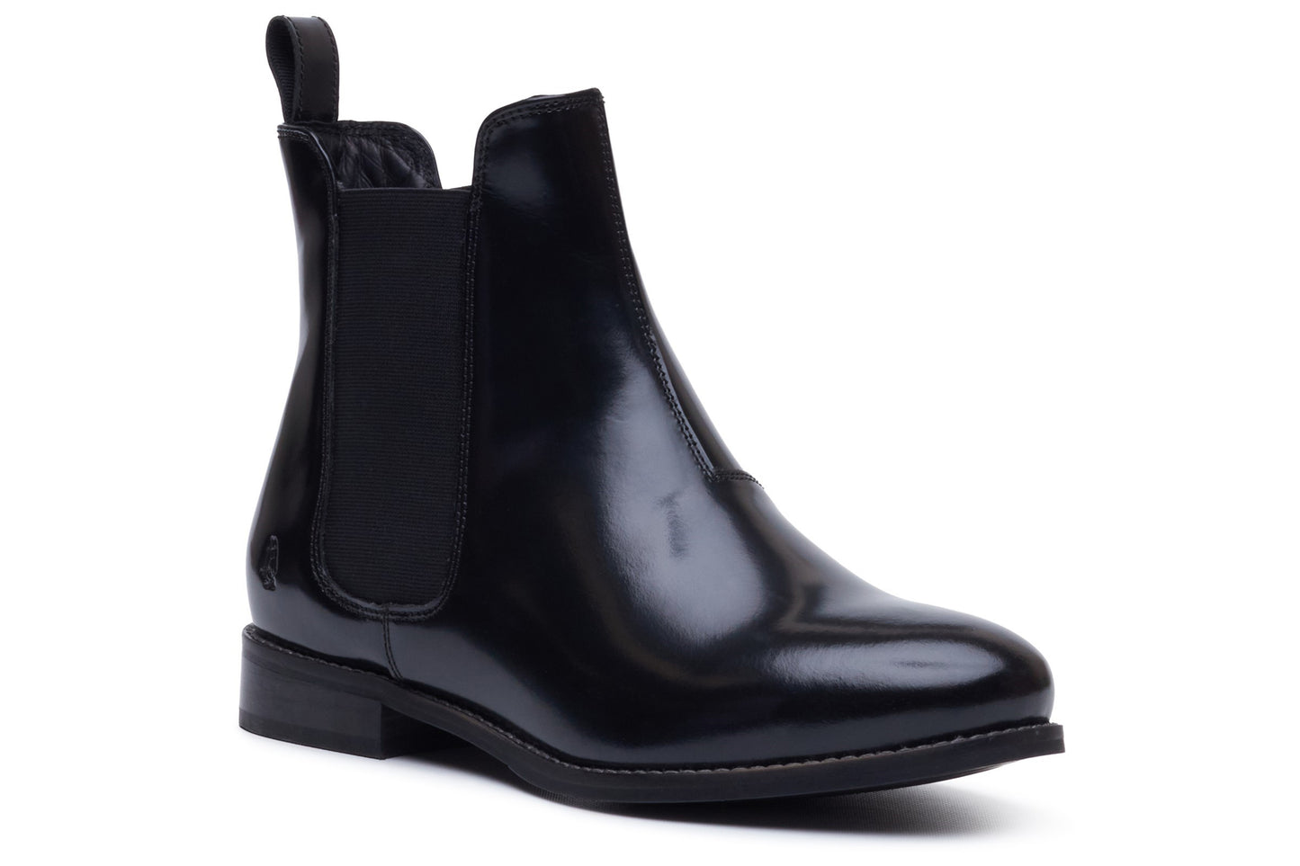 Hush Puppies Colette Boot Black Hi Shine Womens Boots
