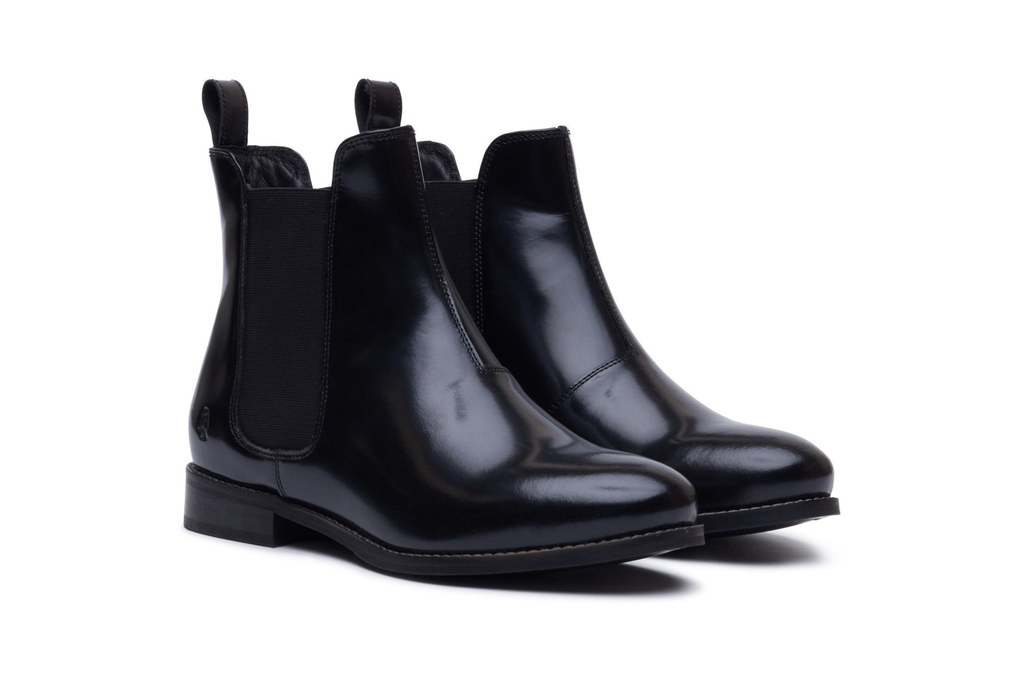 Hush Puppies Colette Boot Black Hi Shine Womens Boots