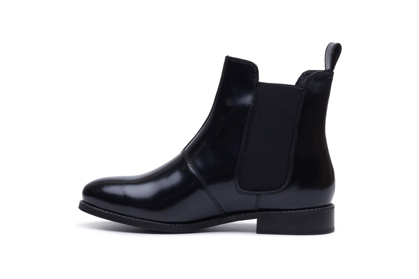 Hush Puppies Colette Boot Black Hi Shine Womens Boots