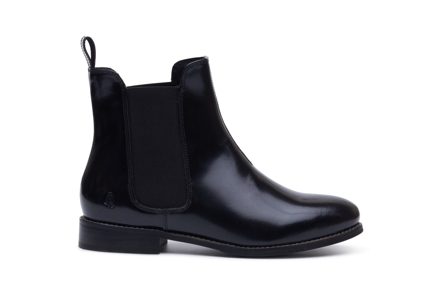 Hush Puppies Colette Boot Black Hi Shine Womens Boots
