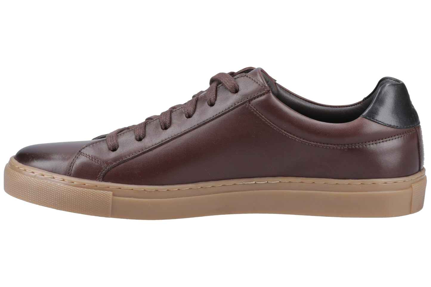 Hush Puppies Colton Coffee Mens Trainers
