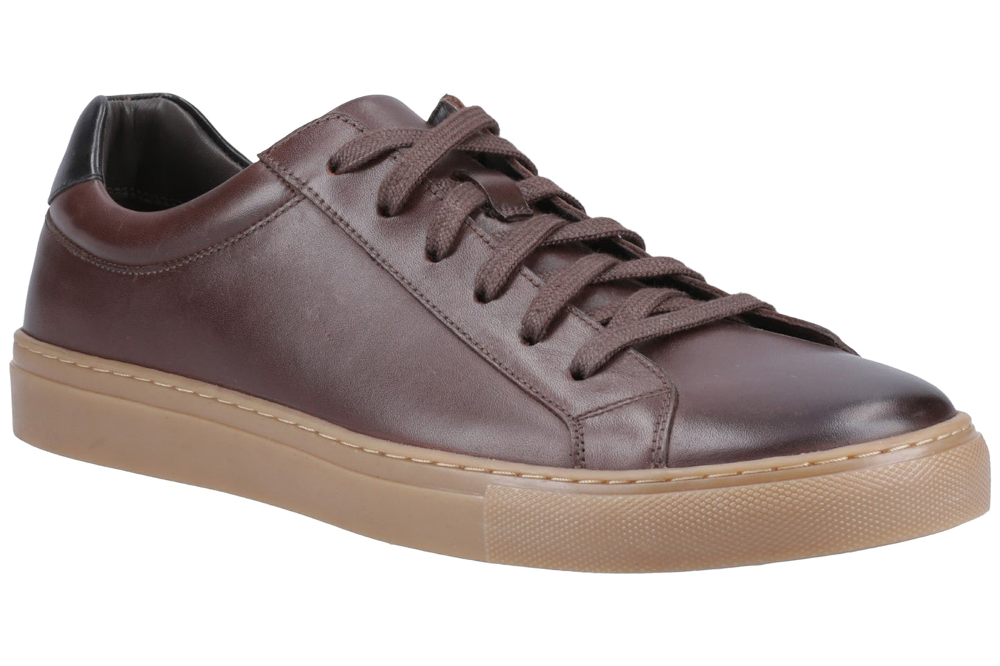 Hush Puppies Colton Coffee Mens Trainers
