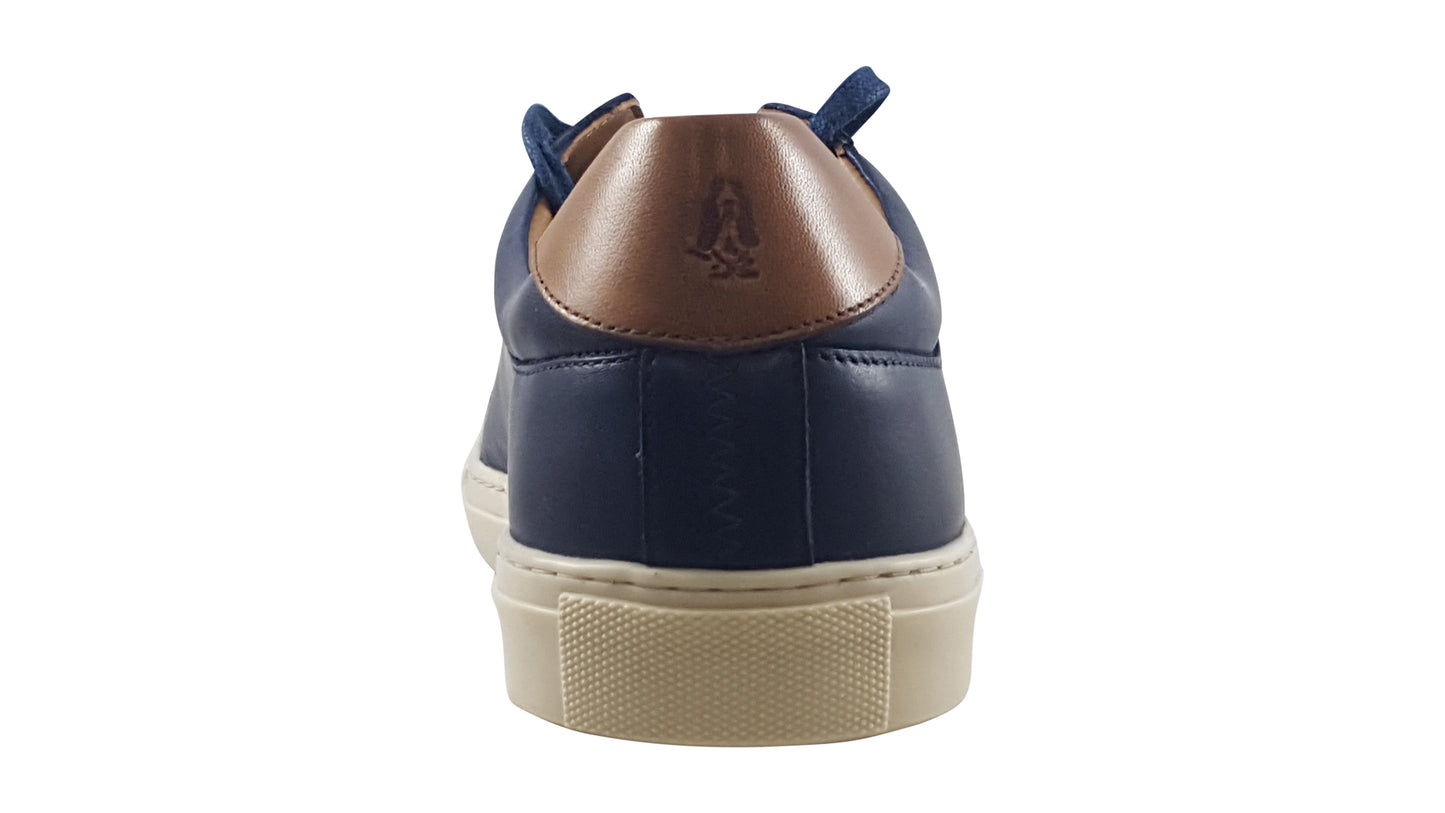 hush puppies colton navy mens shoes back
