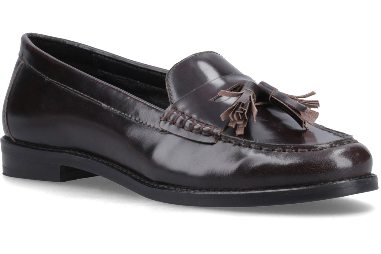 Hush Puppies Connie Tassel Loafer Aubergine Womens Shoes