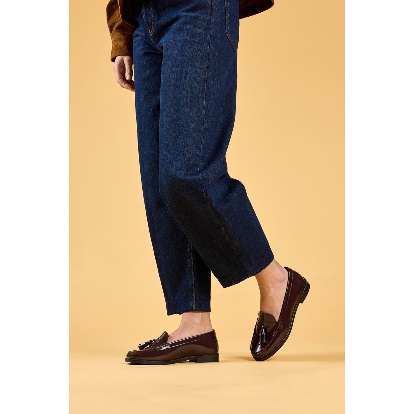 Hush Puppies Connie Tassel Loafer Aubergine Womens Shoes