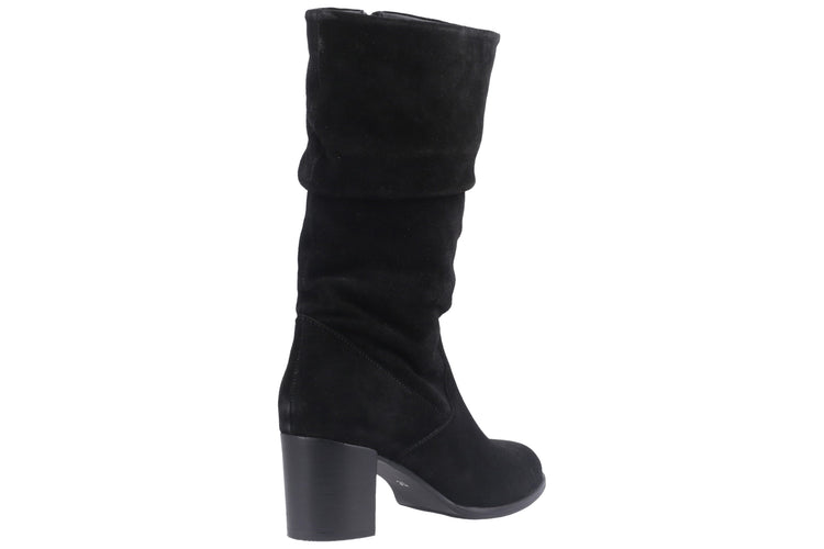 Hush Puppies Cosima Black Suede Women Boots