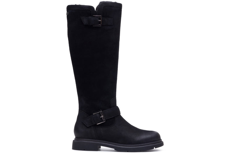 Hush Puppies Cressida Long Boot Black Womens Boots