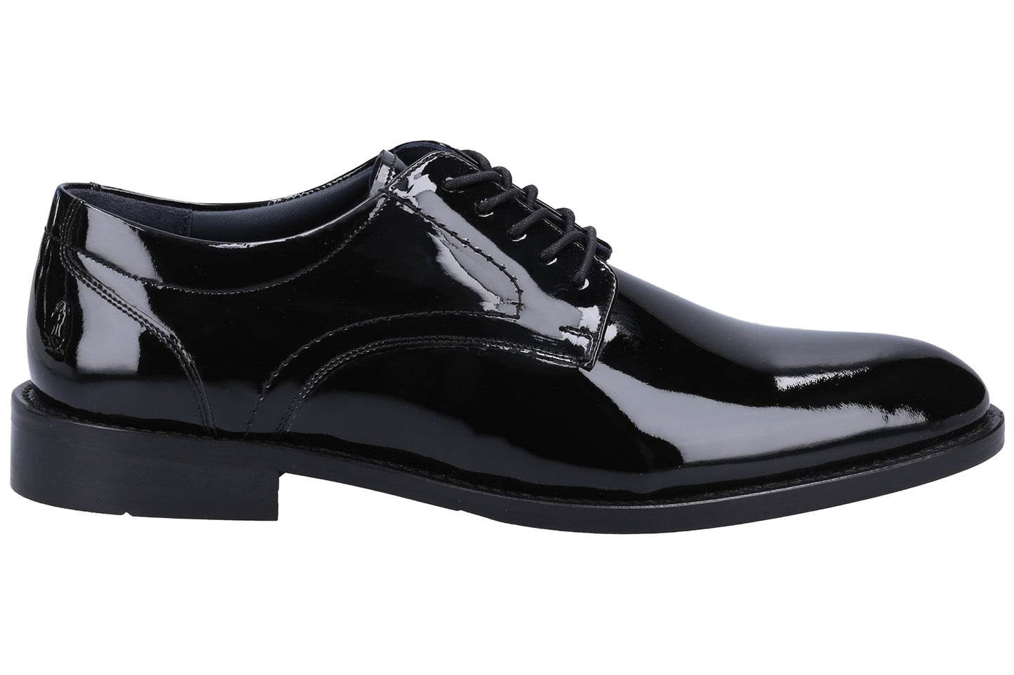 Hush Puppies Damien Black Patent Mens Shoes