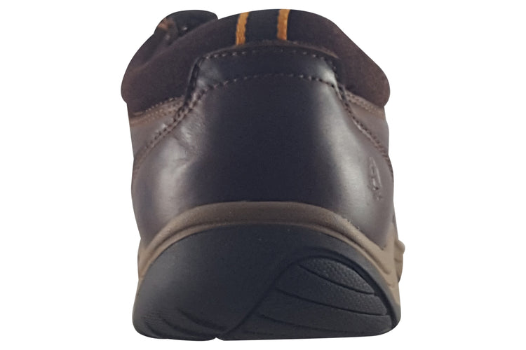 Hush Puppies Derek Lace Up Coffee Mens Shoes