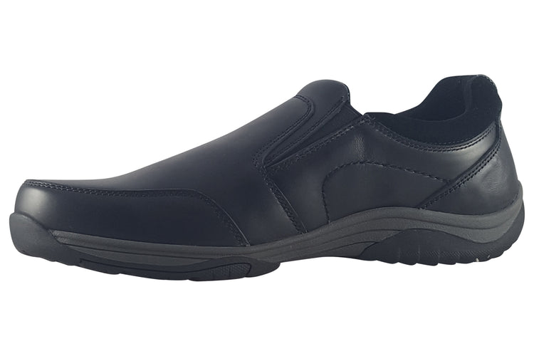 Hush Puppies Donald Slip On Coffee Mens Shoes