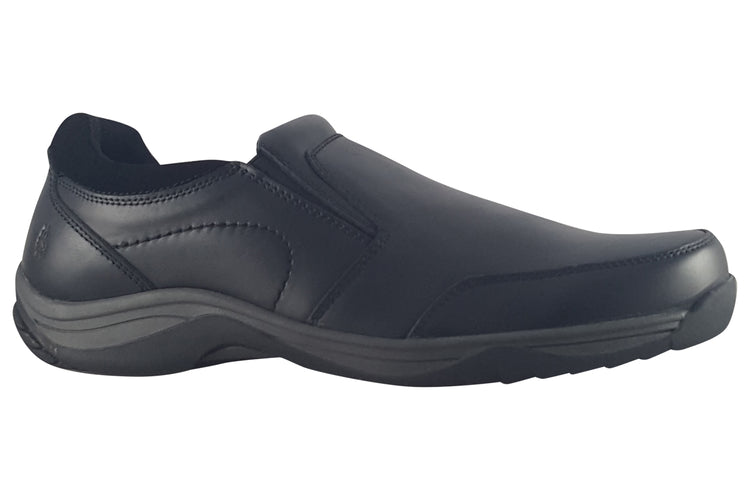 Hush Puppies Donald Slip On Coffee Mens Shoes