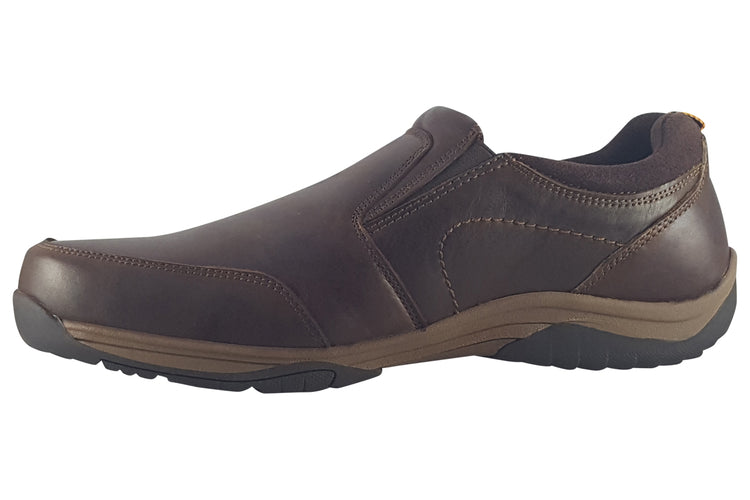 Hush Puppies Donald Slip On Black Mens Shoes