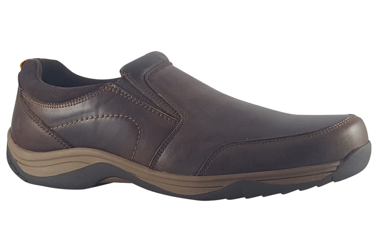 Hush Puppies Donald Slip On Black Mens Shoes