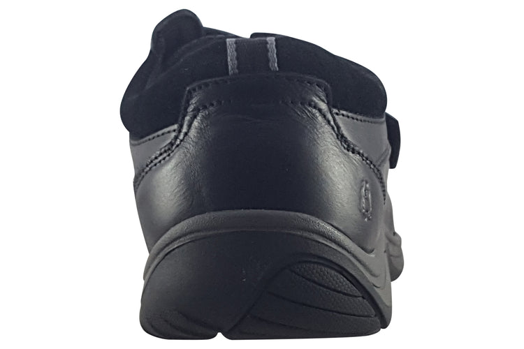 Hush Puppies Douglas Black Mens Shoes